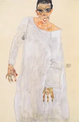 Self-Portrait in White Robe